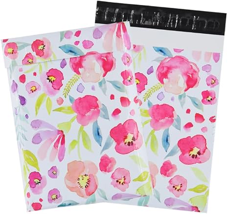 50x Designer Poly Mailers 10x13 Inch – Colorful Shipping Bags with Self Seal | Tear & Waterproof Mailing Envelopes for Packaging, Small Business & E-Commerce (Inkwash) - Image 3